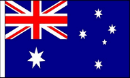 Australia Hand Waving Flags